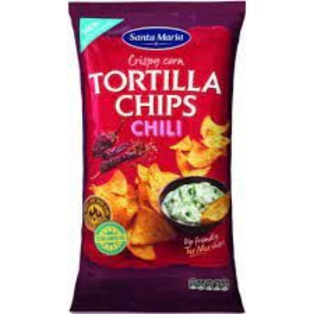 Picture of SANTA MARIA Chilli Tortilla Chips   12x475g