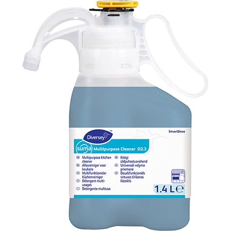 Picture of Suma Multipurpose Cleaner D2.3, 1.4L - Multipurpose cleaner for catering areas in SmartDose™