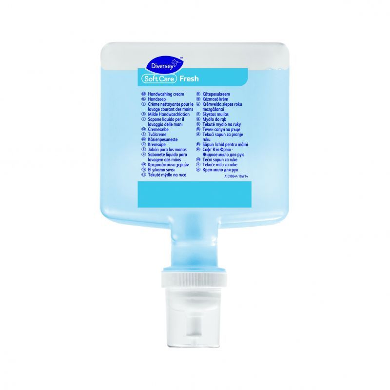 Picture of Soft Care Fresh, Mild Hand Soap,  for intellicare dispenser, 4x1.3L