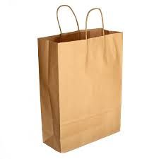 Picture of Kraft Brown Twist Handle Bag LARGE   32x41x12cm  200/case