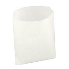 Picture of 1lb White Greaseproof Chip Bag 6x7" 1000pk