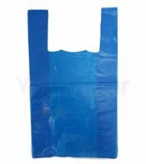 Picture of Blue Carrier Bags 14 MIC 215x130x440 Medium (2000)