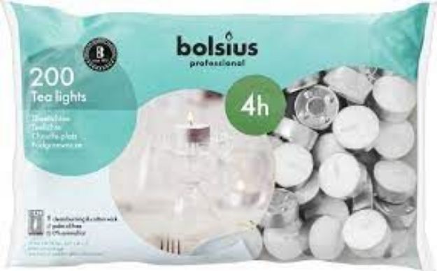 Picture of Bolsius Professional 4 Hrs TeaLight (200)
