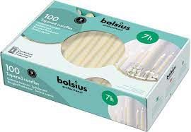 Picture of Bolsius 10" Tapered Ivory Candle100PK