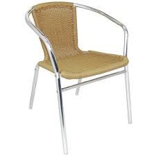 Picture of Bolero Aluminium Natural Wicker Outdoor Chair