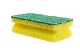 Picture of Sponge Scourer, Green/Yellow, Pack Of 10