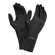 Picture of Ansell Extra HD Latex Flockl  Gloves XL (12)