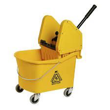 Picture of YELLOW Mop Bucket And Wringer  32L