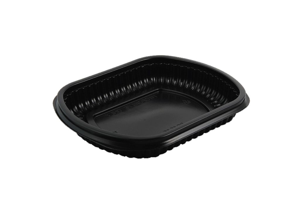 Picture of 1 Compartment Black 24oz Tray (320)