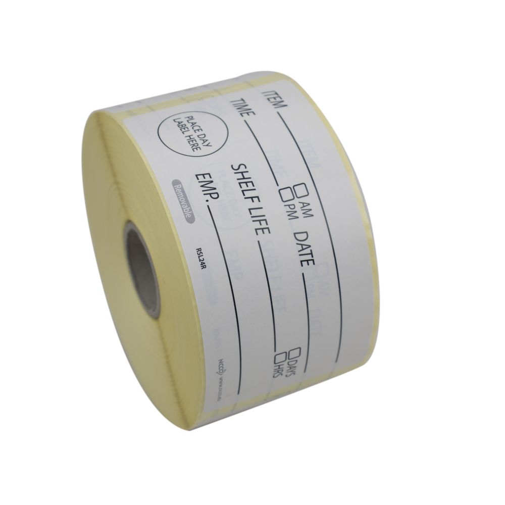 Picture of English Removable Shelf Life Label (1 ROLL)