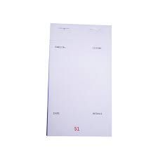 Picture of Order pad 3 Part, Carbonless white 1 pad only