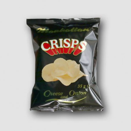 Picture of Manhattan Crisps Cheese & Onion 35g (48 pack)
