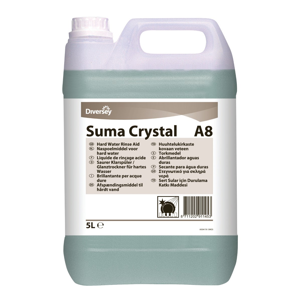 Picture of Suma Crystal A8 Rinse Aid, All Waters 5L