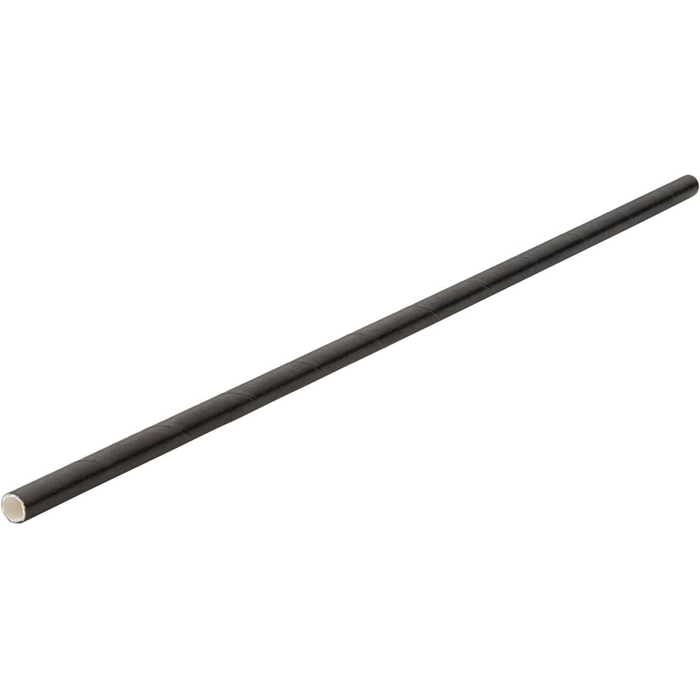 Picture of Paper Bottle Black Straw 10.5" (26cm) Box of 250