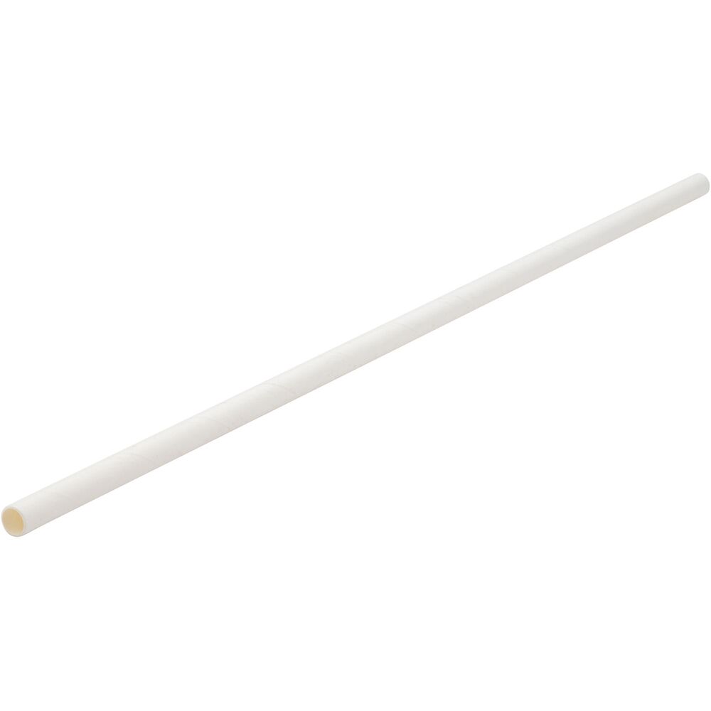 Picture of Paper Bottle White Straw 10.5" (26cm) Box of 250