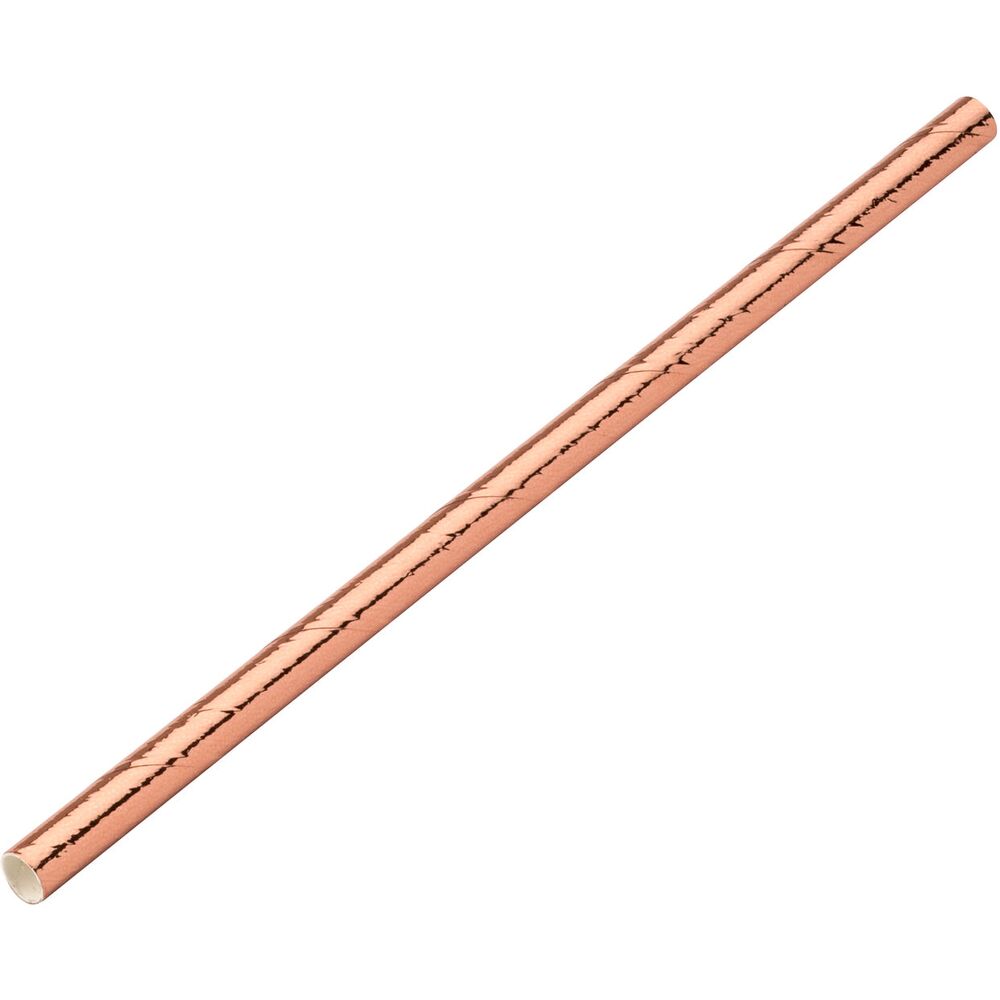 Picture of Paper Copper Cocktail Straw 5.5" (14cm) 5mm Bore