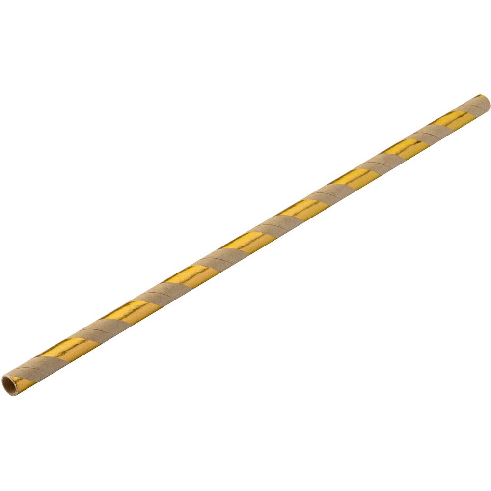 Picture of Paper Gold/Craft Straw 8" (20cm) Box of 250