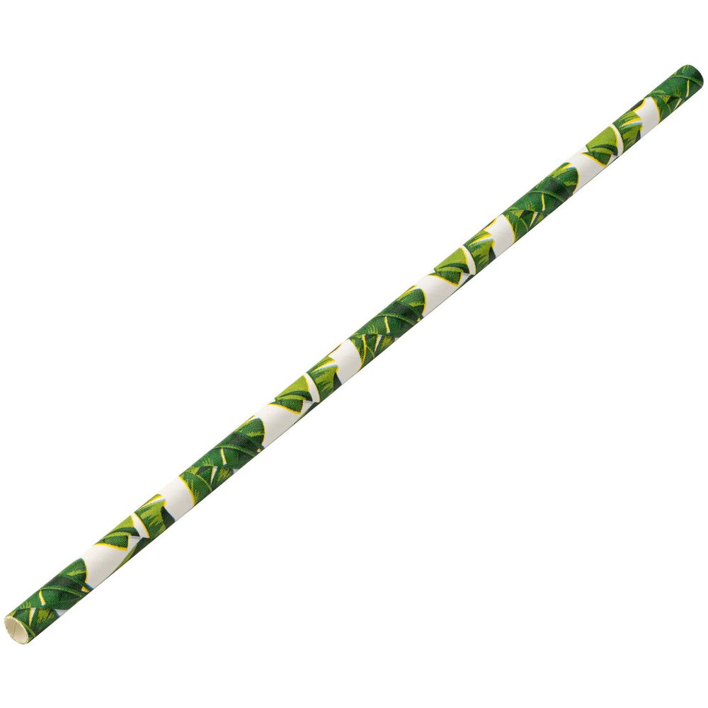 Picture of Paper Tropical Straw 8" (20cm) Box of 250