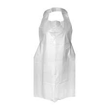 Picture of Flat Pack Disposble White Apron  (1000)  CLEARANCE