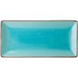 Picture of Aqua Rectangular Plate 11.5 x 5.5" (30 x 14cm)
