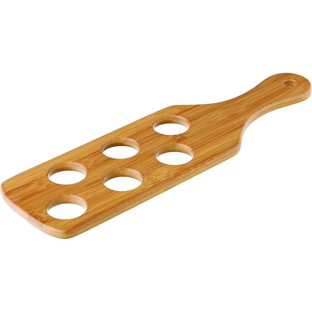 Picture of Bamboo Shot Paddle - To hold 6 Shots 15 x 4.25"
