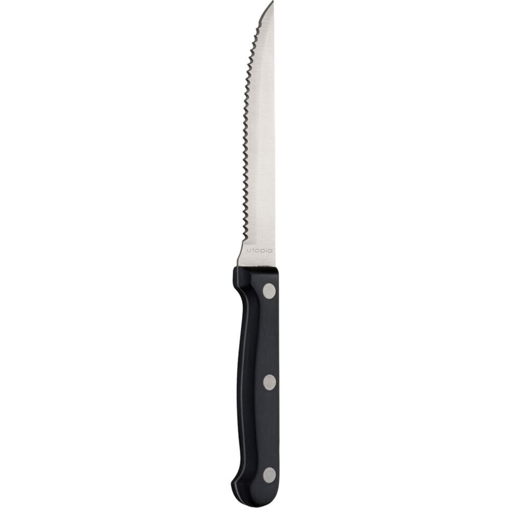 Picture of Black Handled Steak Knife
