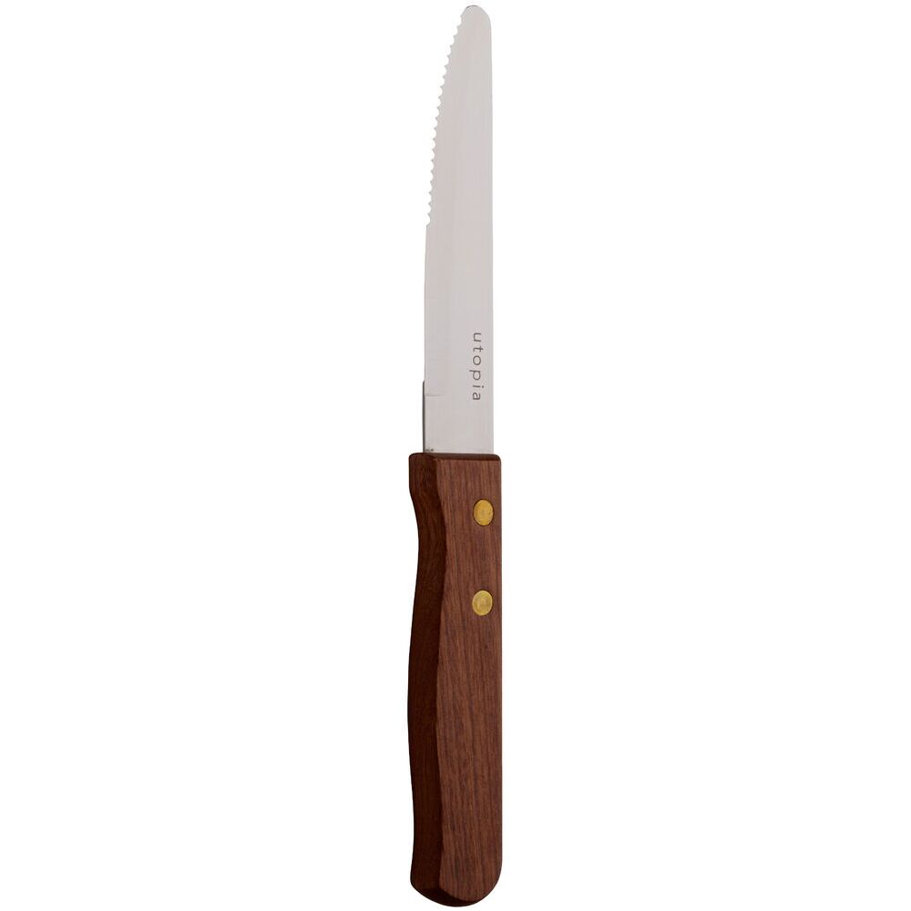 Picture of Large Wooden Handle Steak Knife