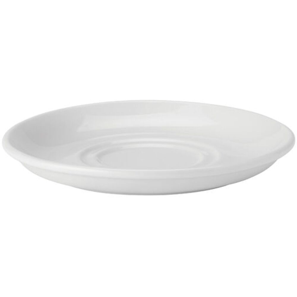 Picture of Pure White Double Well Saucer 6" (15cm)