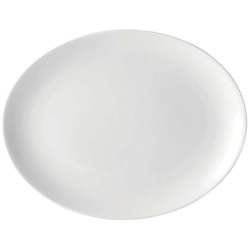 Picture of Pure White Oval Plate 10" (25.5cm)