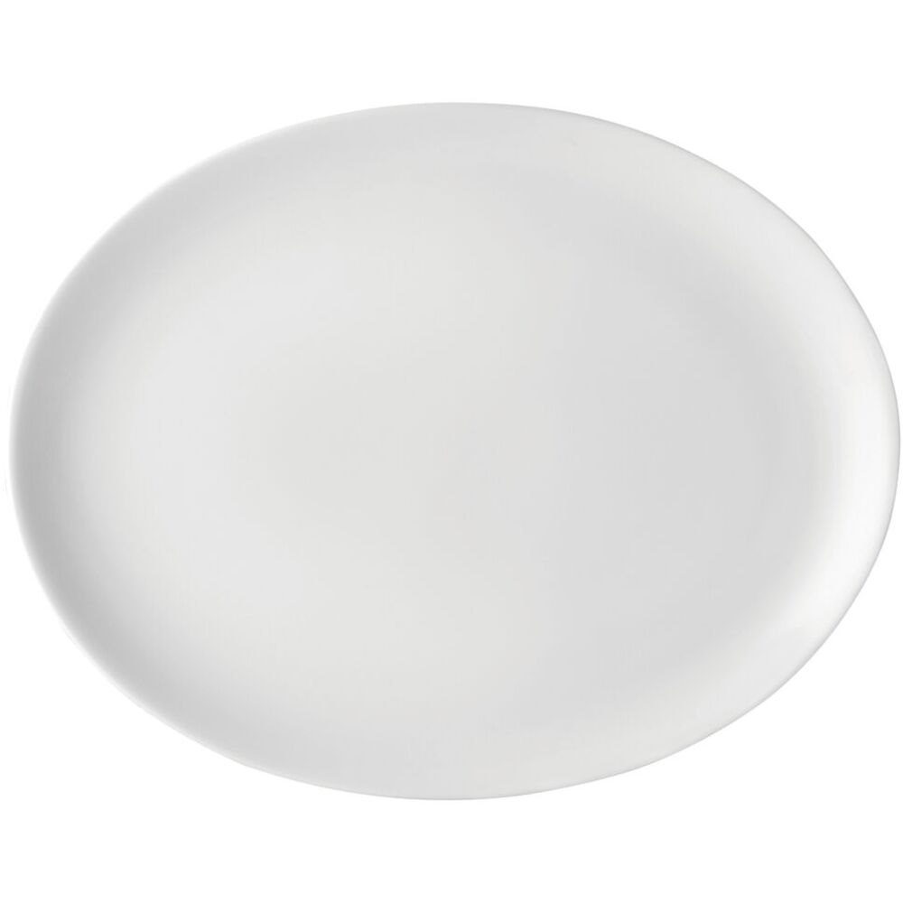 Picture of Pure White Oval Plate 12" (30cm)