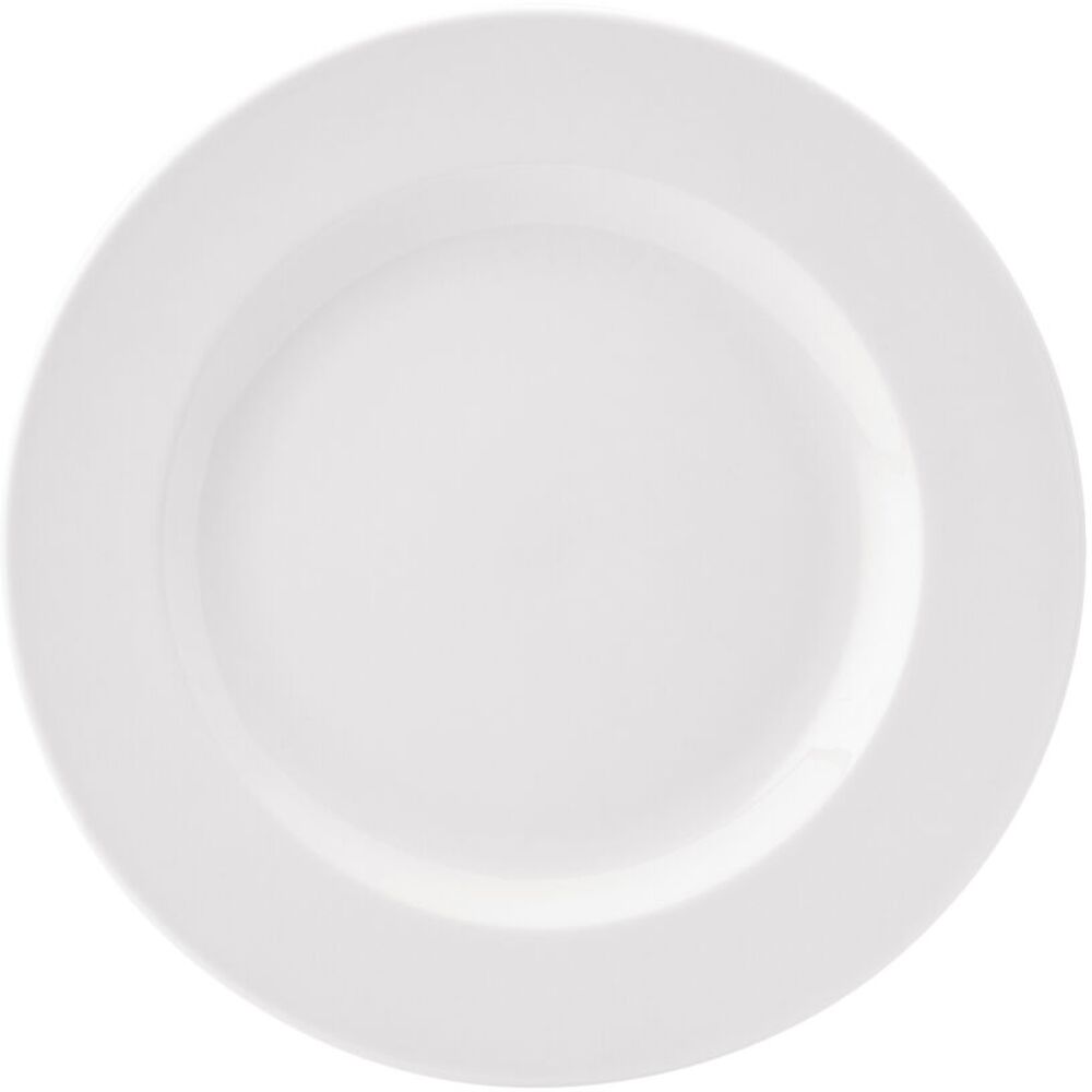 Picture of Pure White Wide Rim Plate 10" (25.5cm)