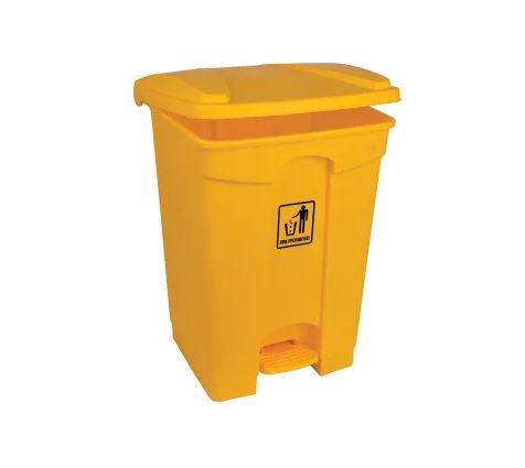 Picture of 45L Bin Pedal Polypropylene YELLOW