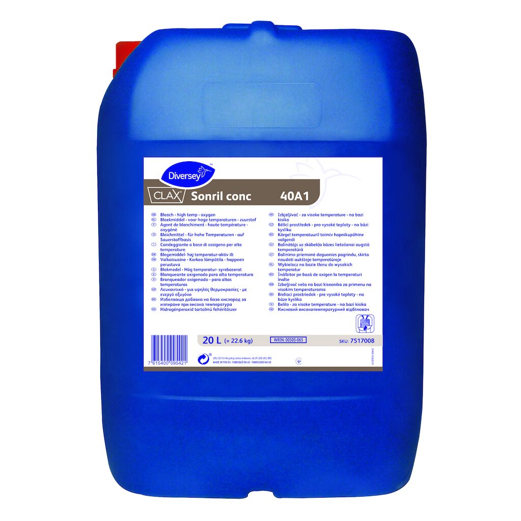Picture of Clax Sonril conc 40A1 20L - Oxygen bleach, high temp destain liquid