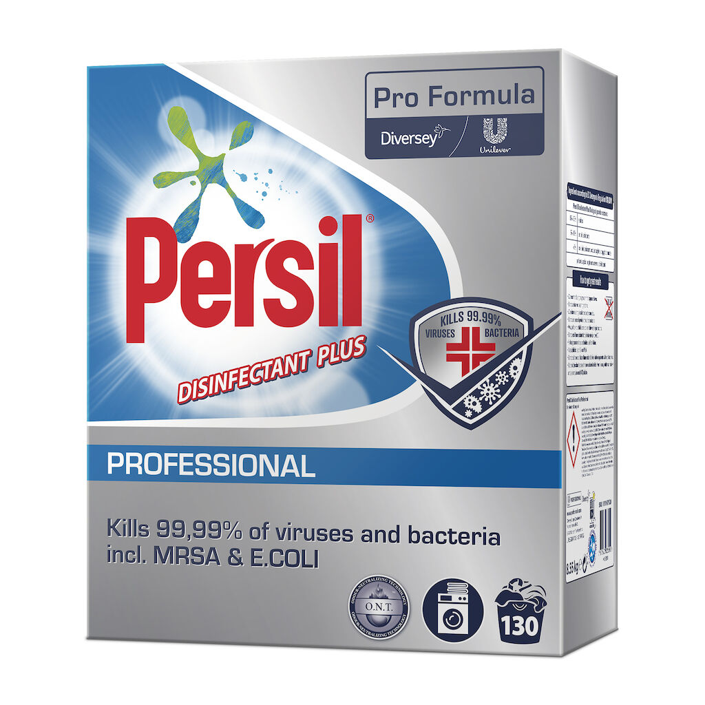 Picture of Persil Pro Formula Disinfectant Plus 8.55kg - Disinfectant fabric wash detergent powder active at 40°C.