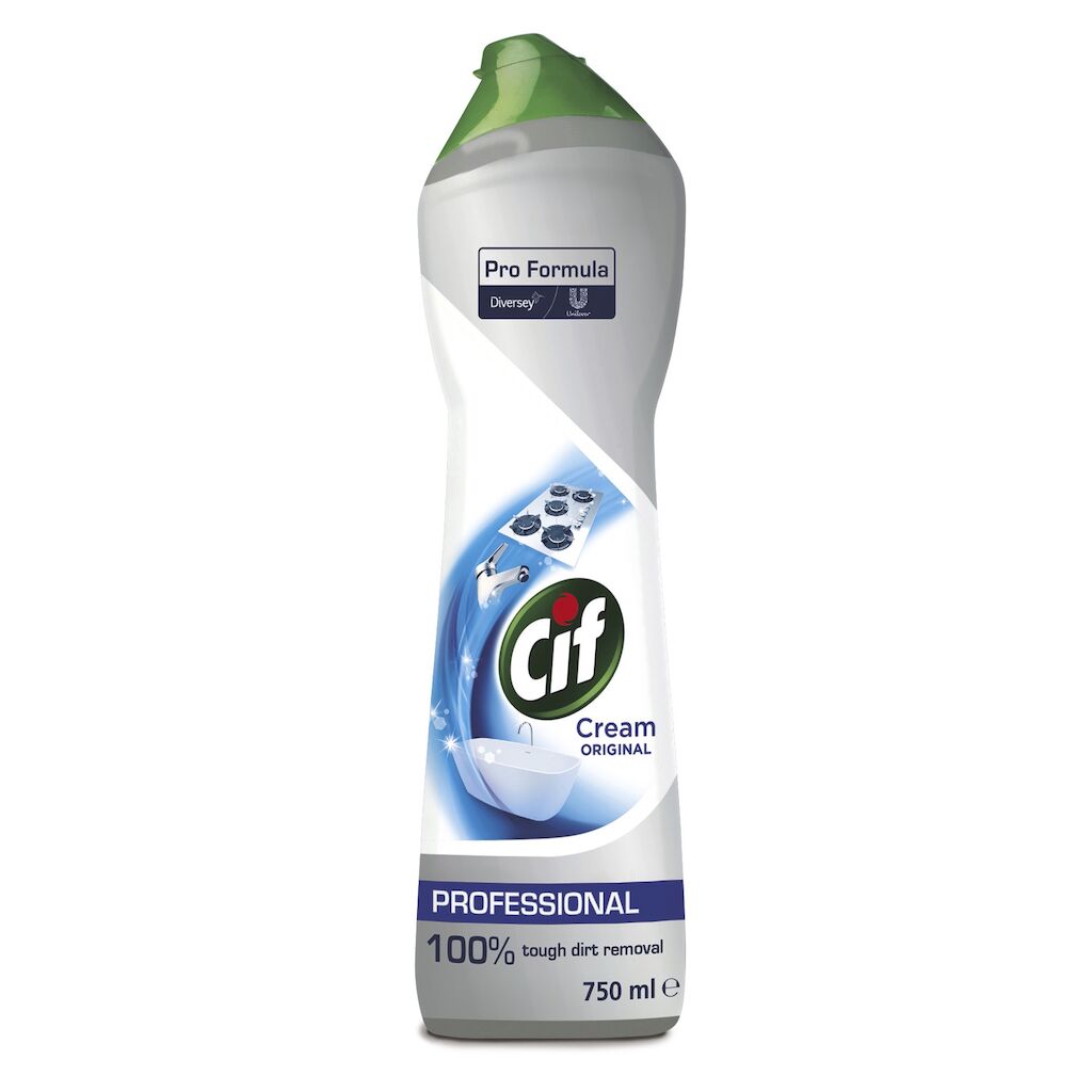 Picture of Cif Pro Formula Cream 8x0.75L - Hard surface cream cleaner