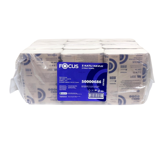 Picture of FOCUS Zfold Hand Towels, 2 ply White 2,400 sheets per case