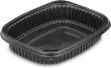 Picture of 1 Compartment Meal Tray, Black Base, 36oz COOK1250 ,320pk