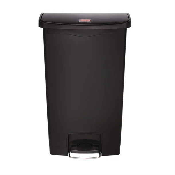 Picture of Rubbermaid Slim Jim Step on Front Pedal Black 68Ltr