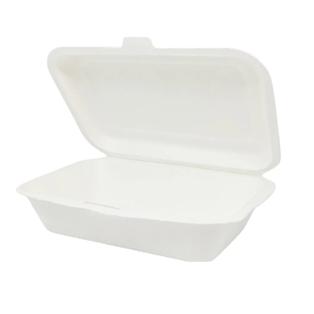 Picture of 6x4" Bagasse Small Meal Box 1000pk