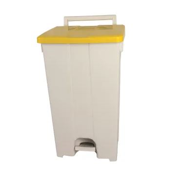 Picture of 90L Polaris Pedal Bin Yellow Lid