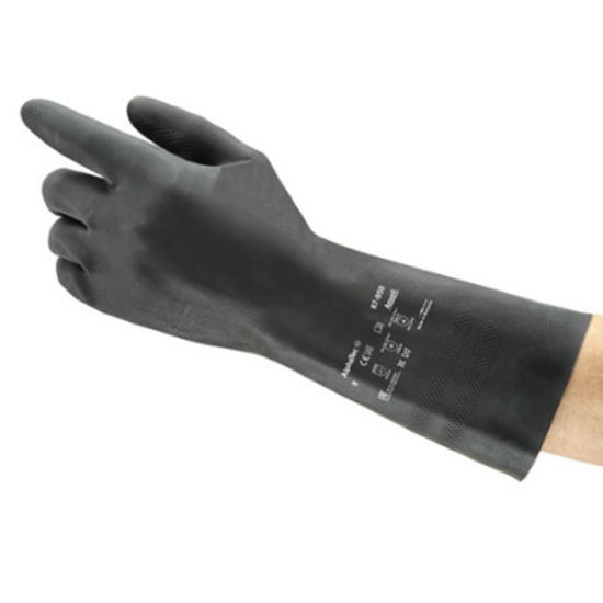 Picture of Ansell Extra HD Latex Flockl  Gloves XL (12)