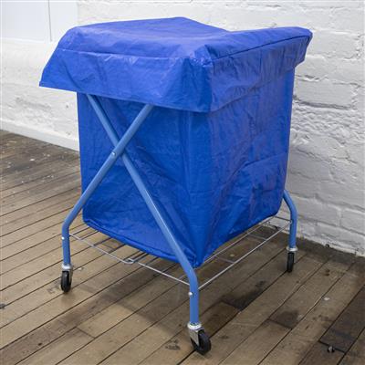 Picture of 205L Lightweight Blue Vinyl Bag With Lid