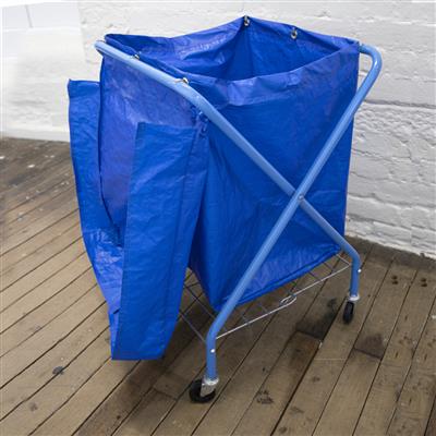 Picture of 205L Lightweight Blue Vinyl Bag With Lid