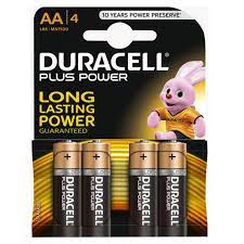 Picture of DURACELL AA PLUS POWER +100% PACK OF 4