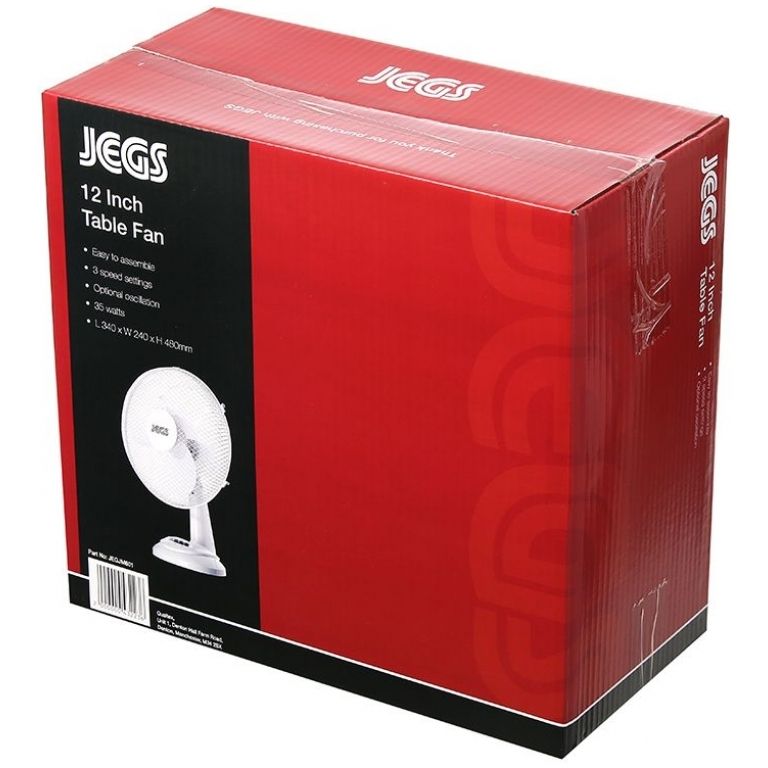 Picture of Premium Jegs 12 Inch 3 Speed Oscillating Cooling Fan