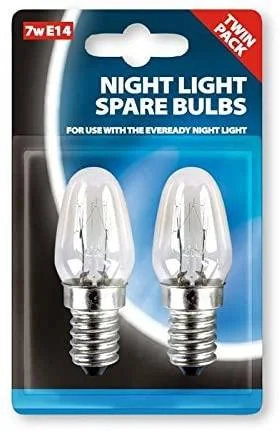 Picture of EVERREADY E12 NIGHT LIGHT BULBS X2 BLISTER PACK
