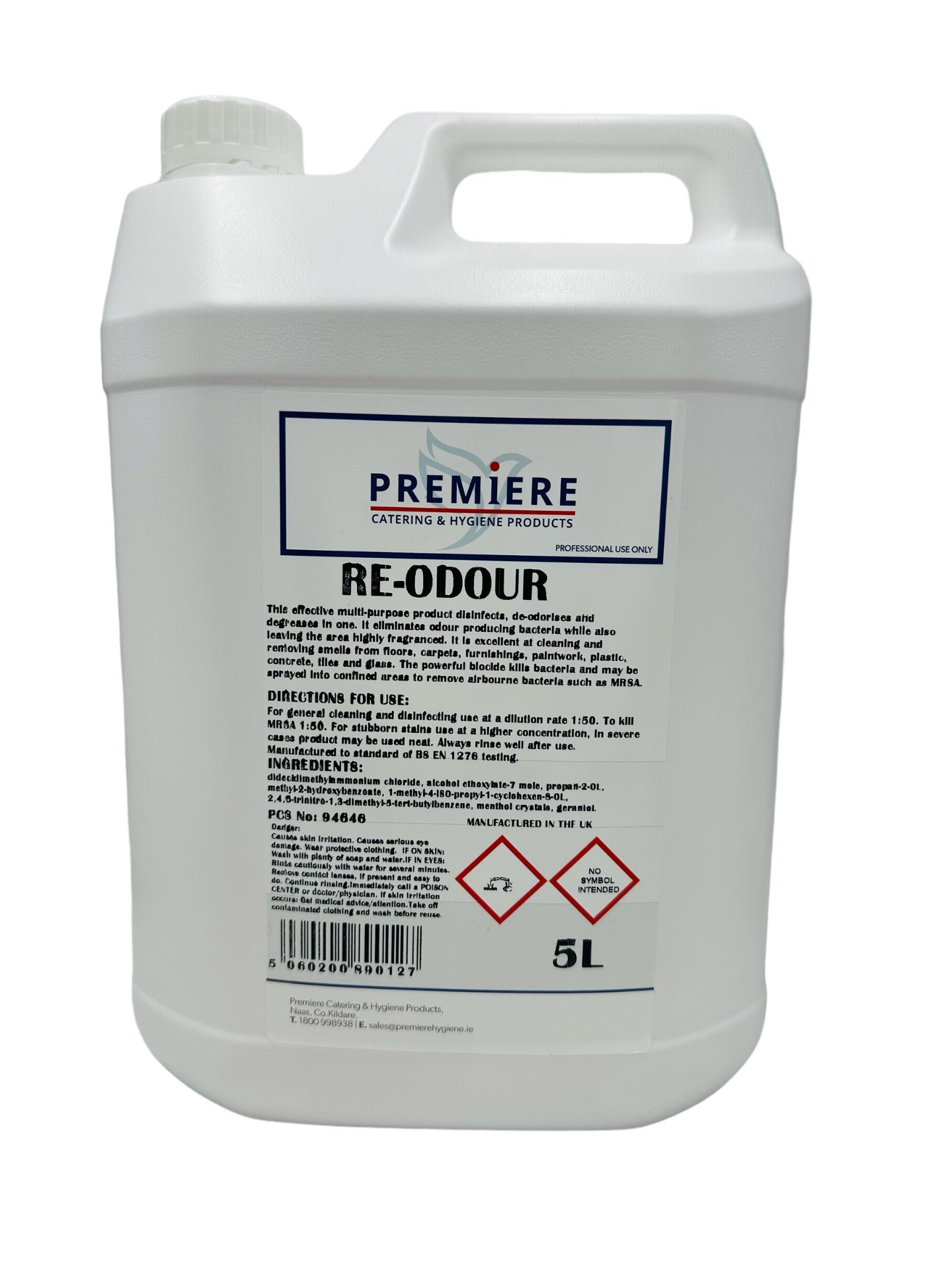 Picture of RE-Odour, Disinfectants & deodorises. 