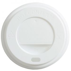 Picture of White 12/16oz Compostable Lids 90mm 1000pk