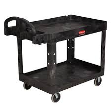 Picture of Rubbermaid Heavy-Duty Ergo Utility Cart Small