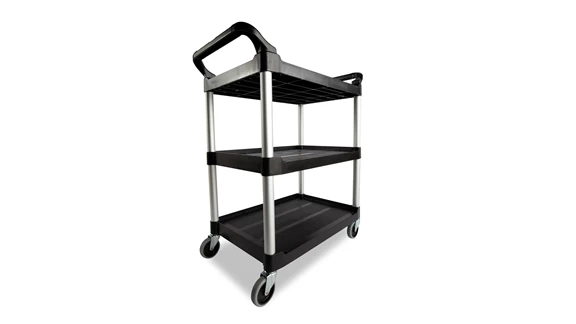 Picture of SERVICE UTILITY CART WITH 4" SWIVEL CASTERS, 200 LB. CAPACITY, BLACK